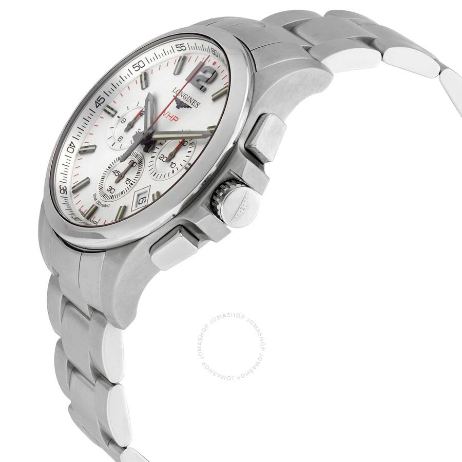 商品Longines|Conquest V.H.P. Chronograph Quartz Silver Dial Men's Watch L3.727.4.76.6,价格¥9841,第2张图片详细描述