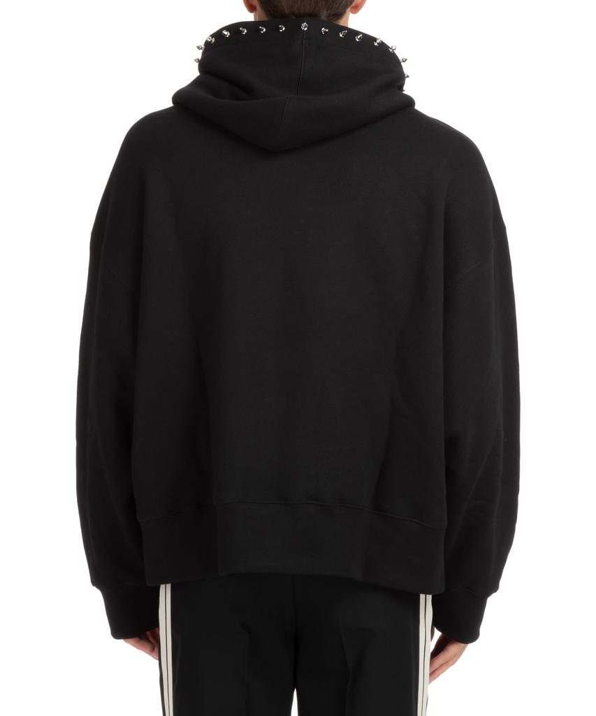 Palm Angels Bear Punk Cotton Hoodie商品第2张图片规格展示