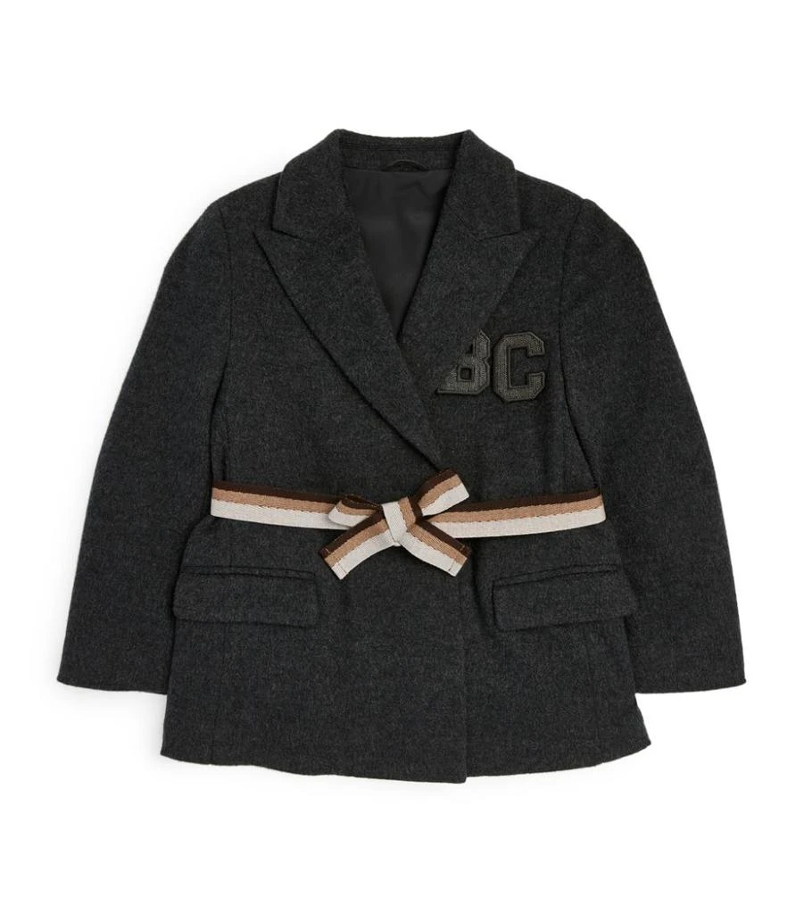 商品Brunello Cucinelli|Tie-Waist Blazer (6-7 Years),价格¥6703,第1张图片