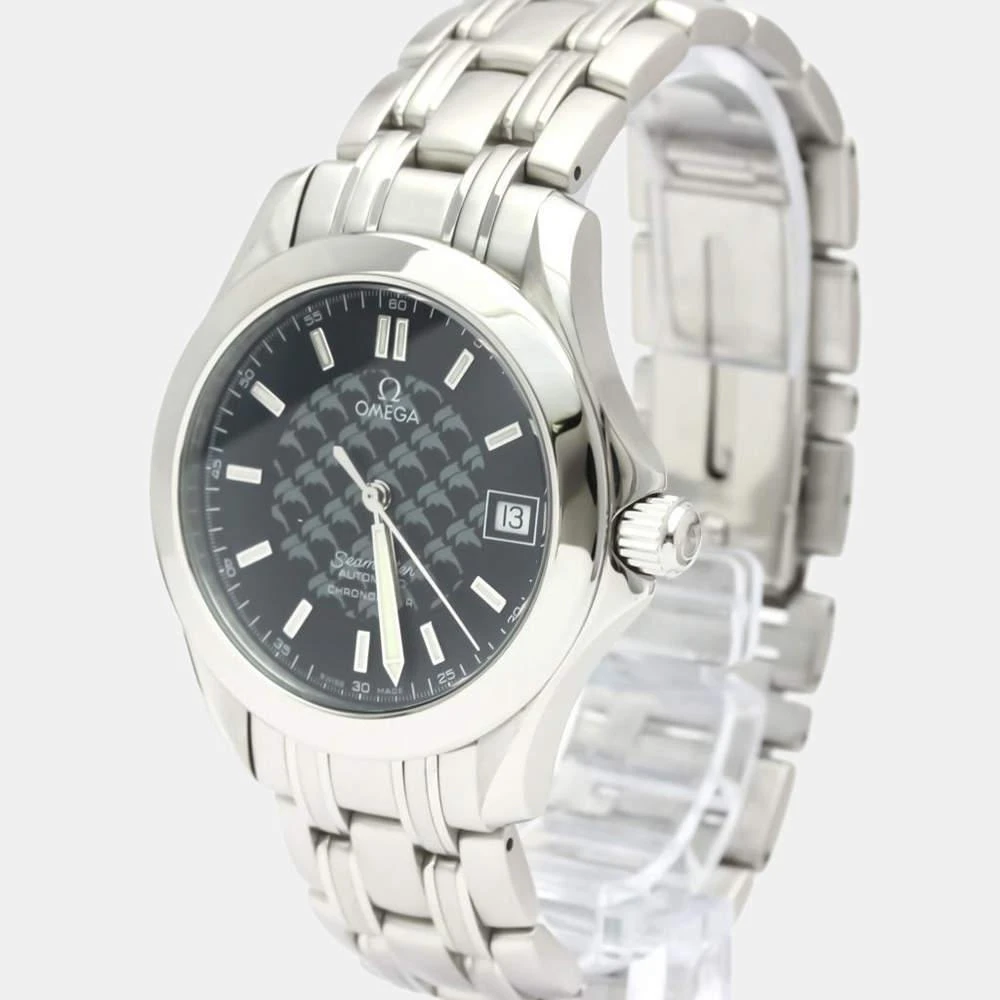 商品[二手商品] Omega|Omega Blue Stainless Steel Seamaster 120M Jacques Mayol Ltd Edition 2508.80 Men's Wristwatch 36 MM,价格¥9056,第1张图片
