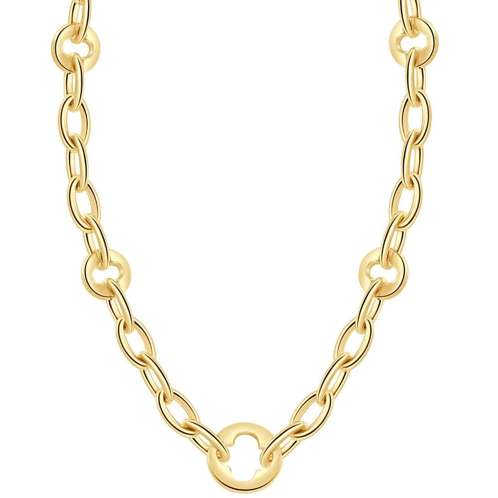 商品Pompeii3|14k Yellow Gold Women's 24" Chain Necklace 32.1 Grams 9.5mm Thick,价格¥24333,第1张图片