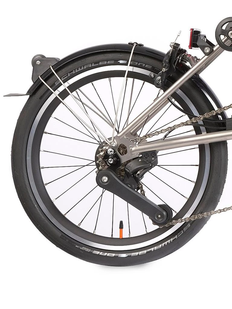 商品Brompton Bikes|T Line 12 Speed Mid Handlebar Folding Bike,价格¥45709,第4张图片详细描述