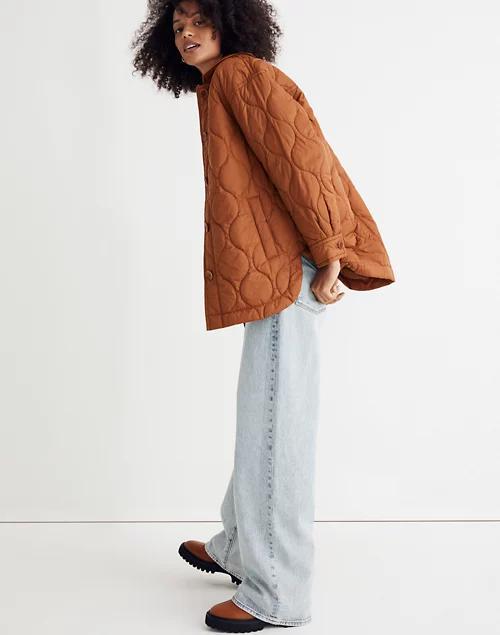 商品Madewell|Airpuff Shirt-Jacket,价格¥1046,第1张图片