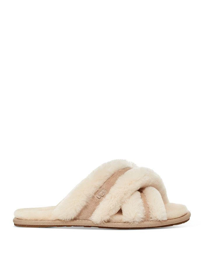 商品UGG|Women's Scuffita Cross Strap Shearling Slippers,价格¥665,第4张图片详细描述