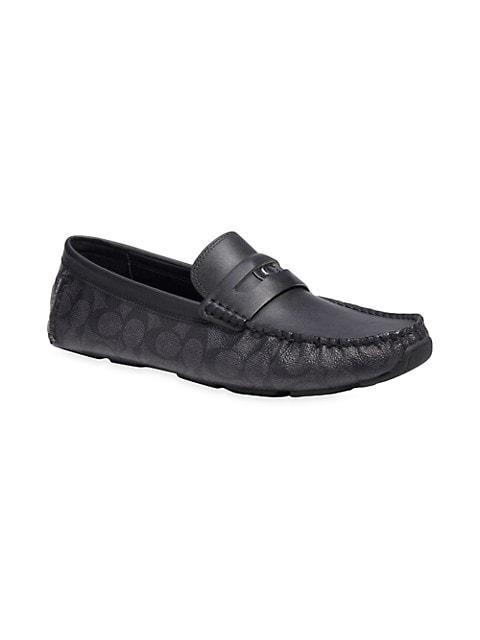 商品Coach|Coin Signature Driving Loafers,价格¥1397,第4张图片详细描述