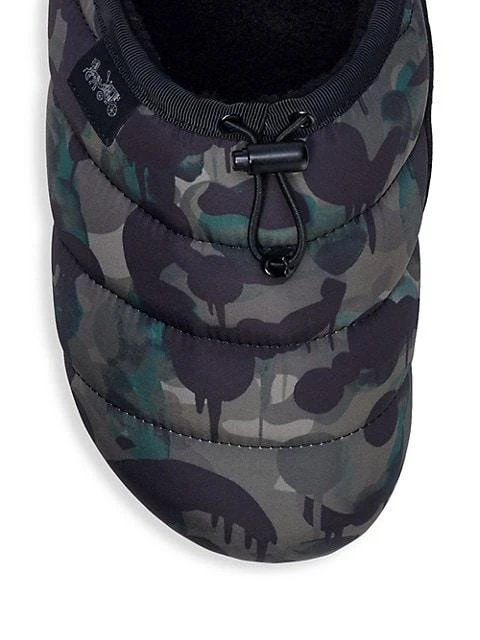 商品Coach|Wildbeast Camouflage Print Slippers,价格¥492,第4张图片详细描述