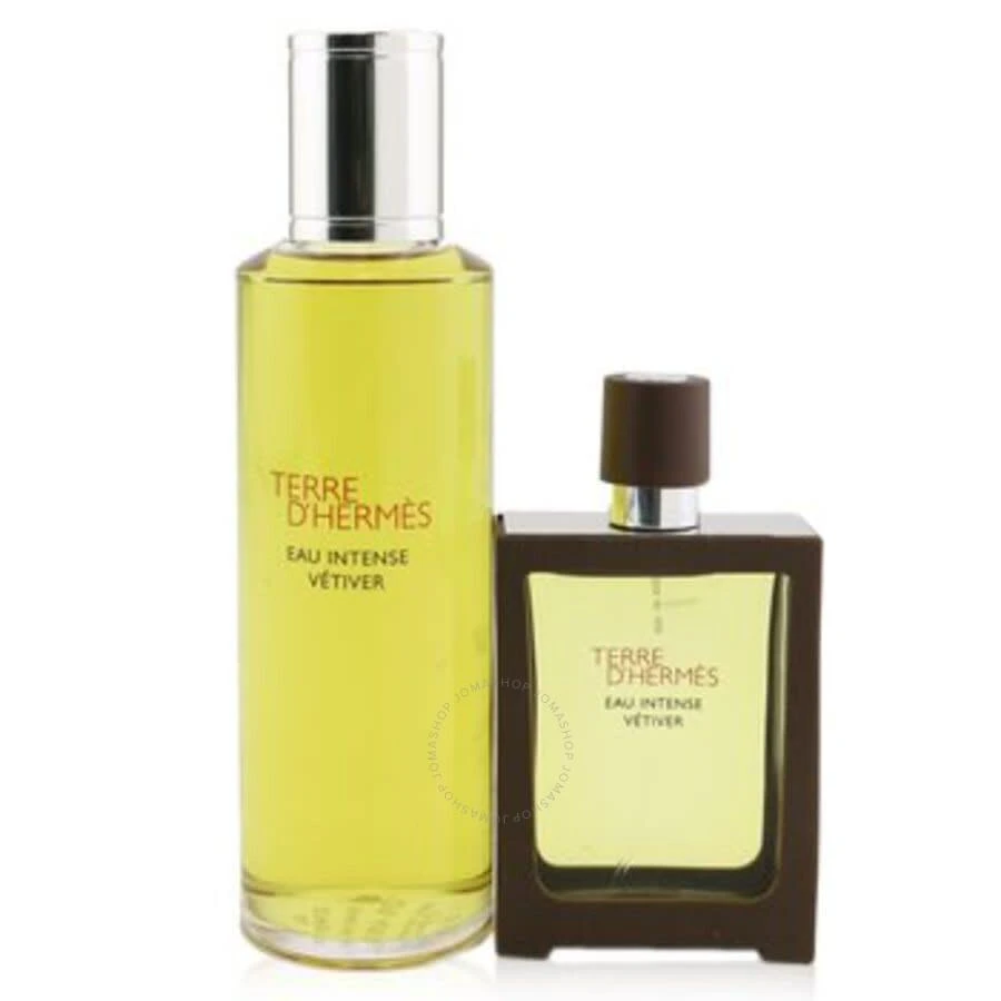 商品Hermes|- Terre D'Hermes Eau Intense Vetiver Coffret: Eau De Parfum Spray 30ml + Refill 125ml  2pcs,价格¥578,第1张图片