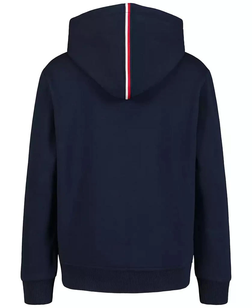 商品Tommy Hilfiger|Big Boys Soft Essential Logo Embroidered Fleece Hoodie,价格¥253,第3张图片详细描述