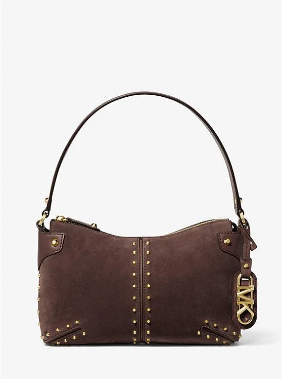 商品Michael Kors|Astor Large Studded Suede Shoulder Bag,价格¥1118,第1张图片