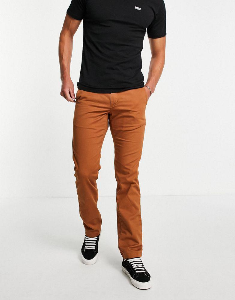 Vans Authentic chino stretch trousers in argan oil商品第1张图片规格展示