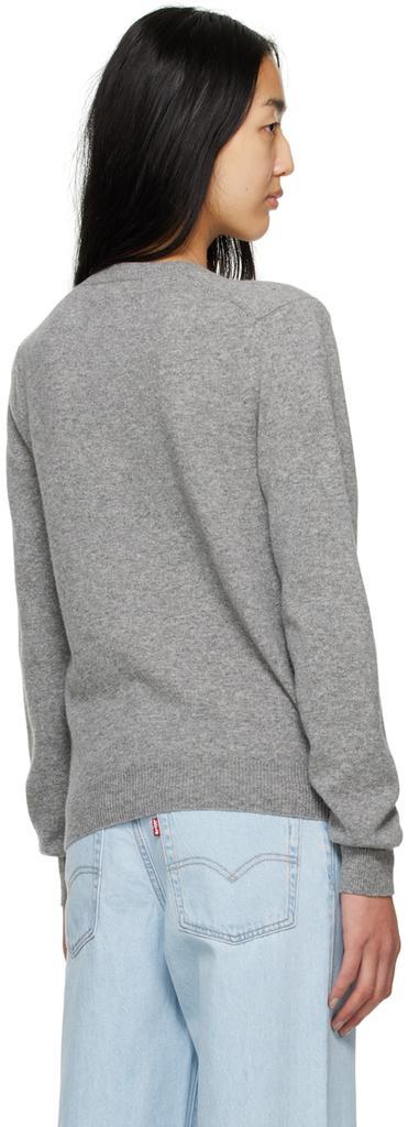 商品Comme des Garcons|Gray Double Heart Sweater,价格¥2521,第5张图片详细描述