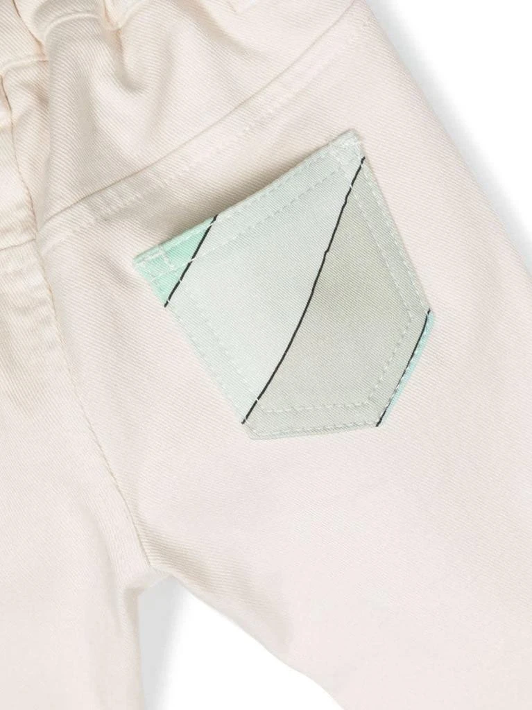 商品Pucci|White Jeans With Pastel Iride Print,价格¥1454,第3张图片详细描述