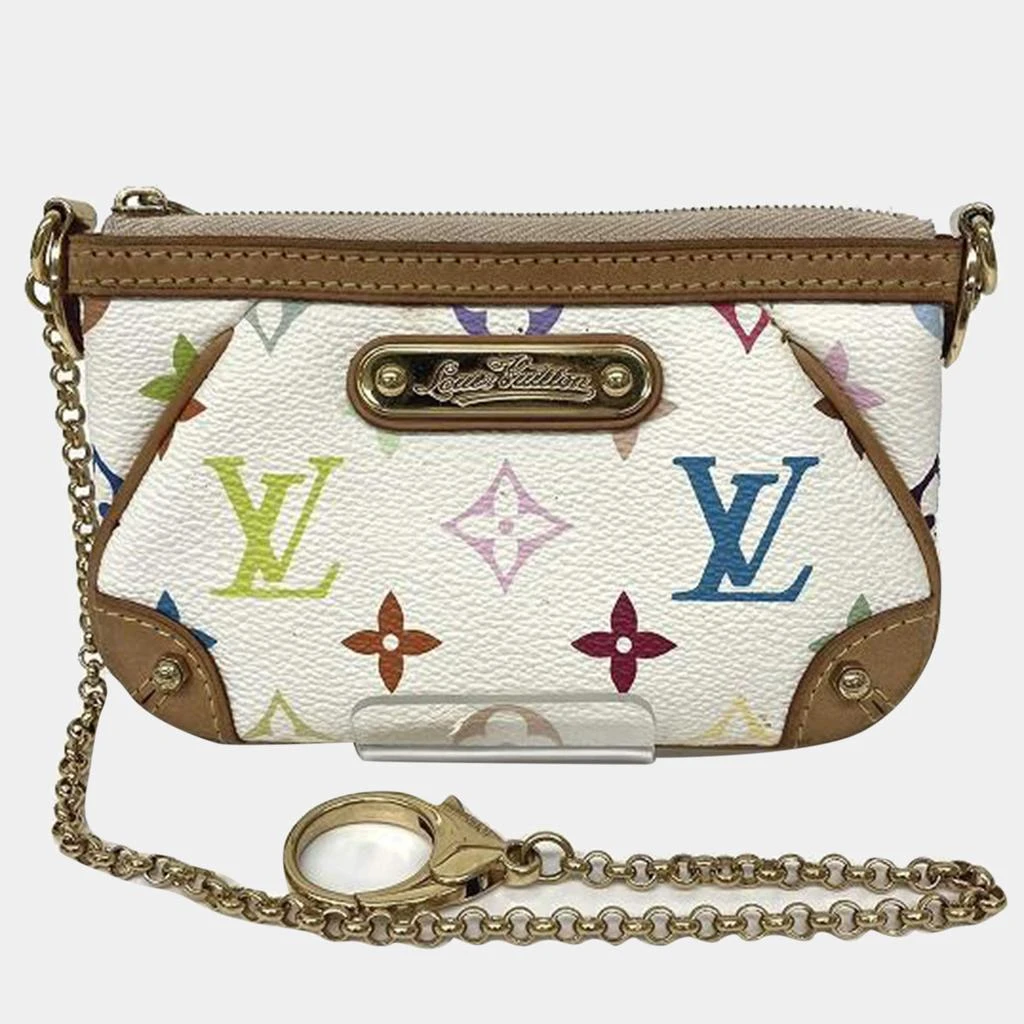 商品[二手商品] Louis Vuitton|Louis Vuitton Multicolor Canvas Monogram Multicolor Pochette Milla PM  Coin Case,价格¥6332,第1张图片