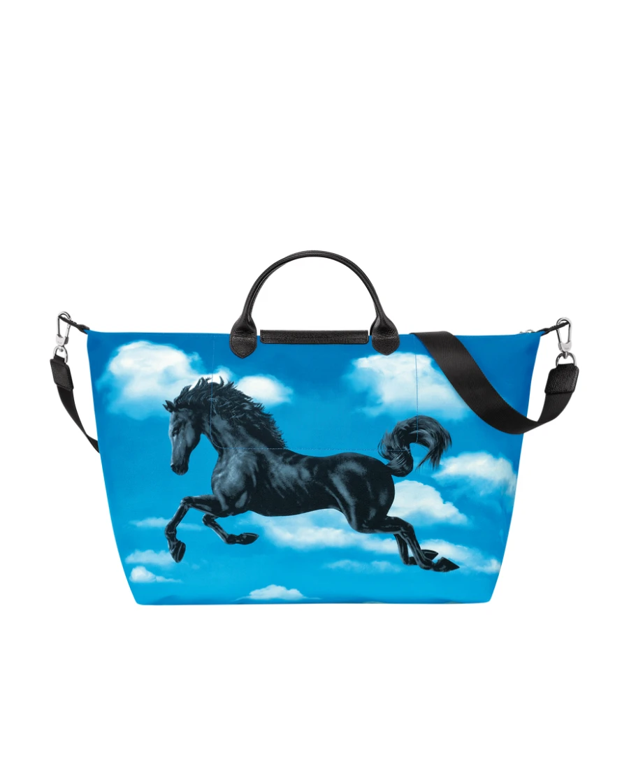 商品Longchamp|Longchamp 女士旅行包 L1624TPB427 蓝色,价格¥3686,第4张图片详细描述