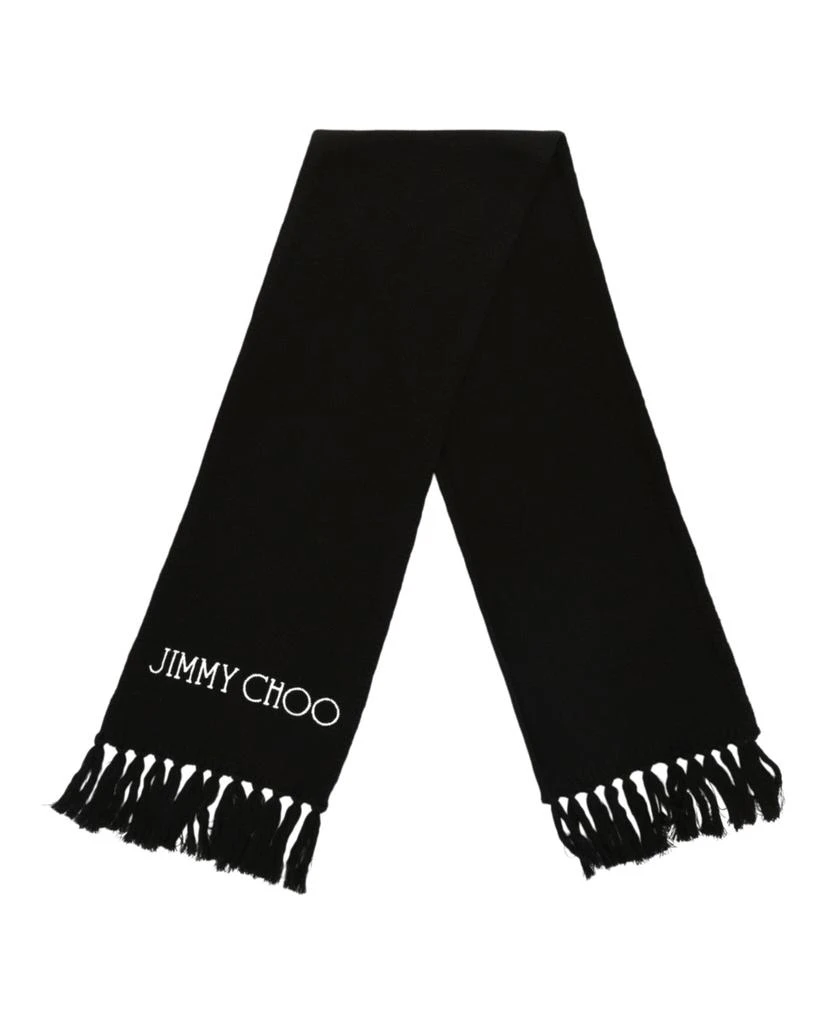 商品Jimmy Choo|Wool Logo Printed Scarf,价格¥1789,第2张图片详细描述