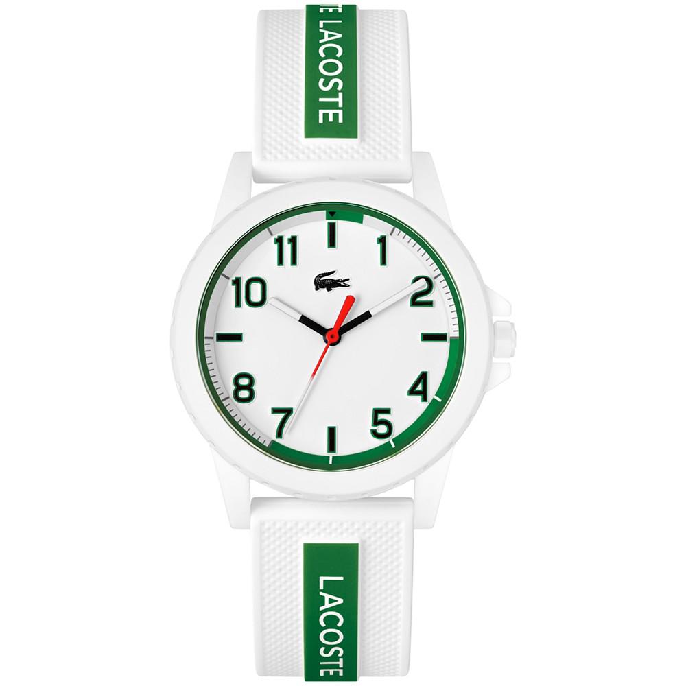 Kids' Rider White & Green Silicone Strap Watch 36mm商品第1张图片规格展示