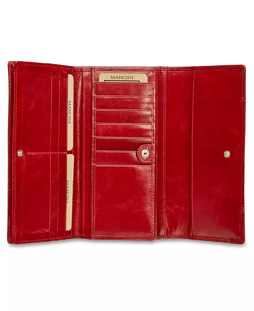 Casablanca Collection RFID Secure Ladies Trifold Wing Wallet 商品