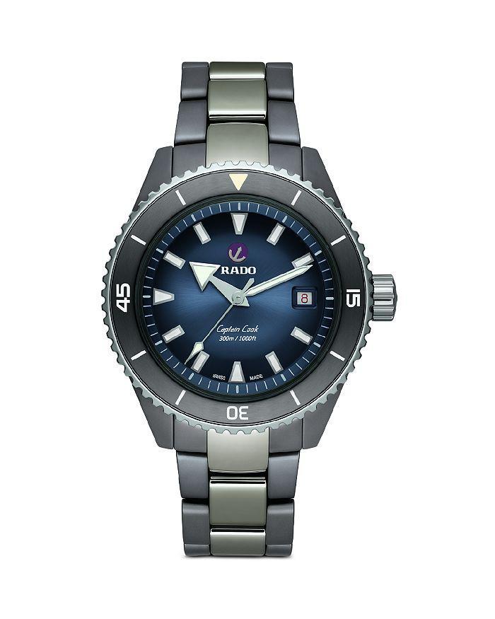 商品Rado|HyperChrome Captain Cook Watch, 43mm,价格¥24518-¥26004,第1张图片