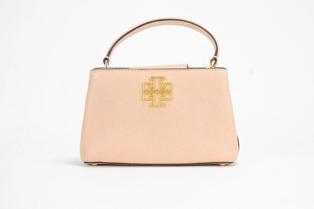 商品Tory Burch|Tory Burch Britten Micro Light Meadowsweet Leather Satchel Bag Purse,价格¥3135,第1张图片