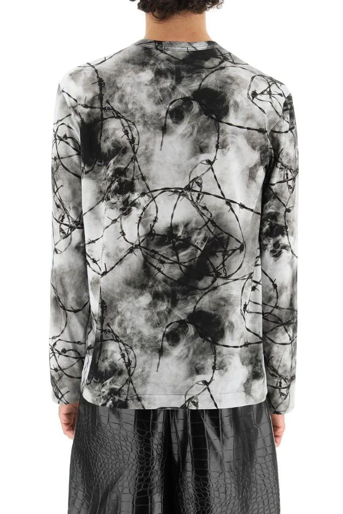 商品Comme des Garcons|Comme des garcons homme plus barbed wire print t-shirt,价格¥1255,第3张图片详细描述