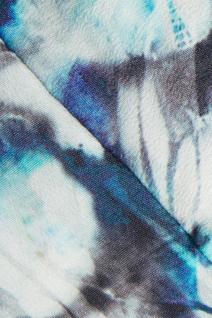 Fayra quilted printed crepe wrap jacket商品第4张图片规格展示