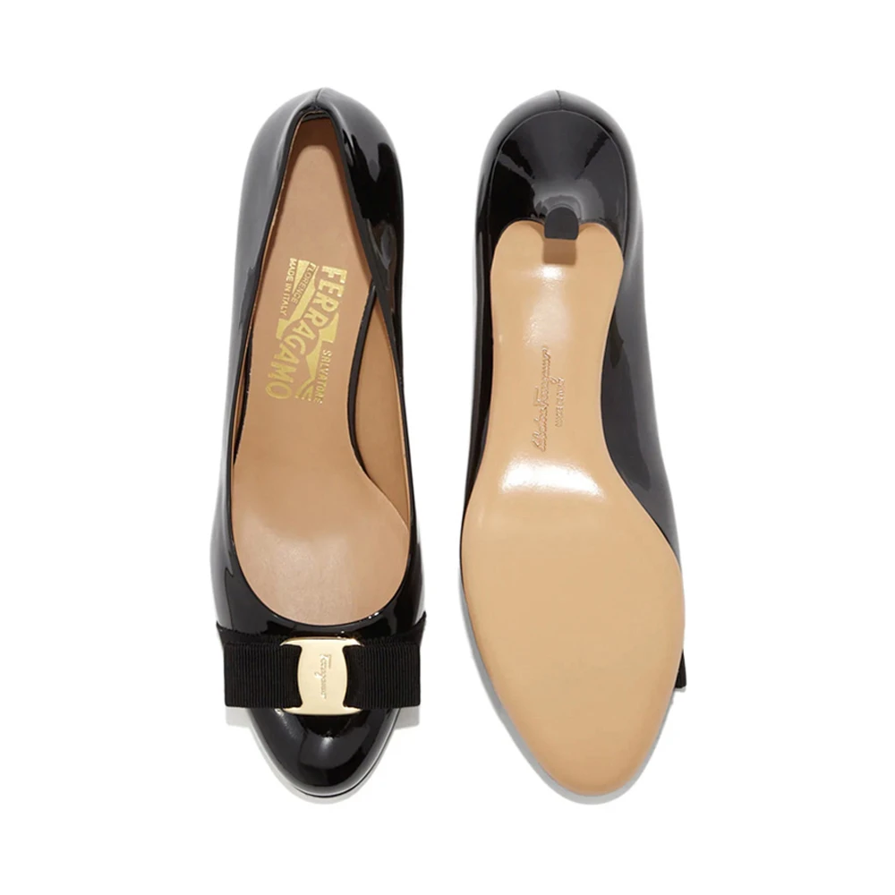 SALVATORE FERRAGAMO 黑色女士高跟鞋 0574558 商品