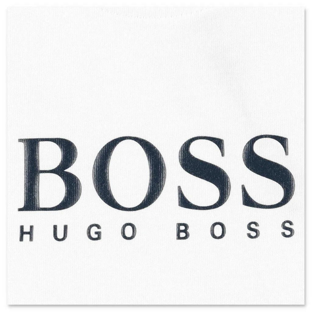 商品Hugo Boss|Hugo Boss Kids Logo Printed Long Sleeve T-Shirt,价格¥165,第3张图片详细描述