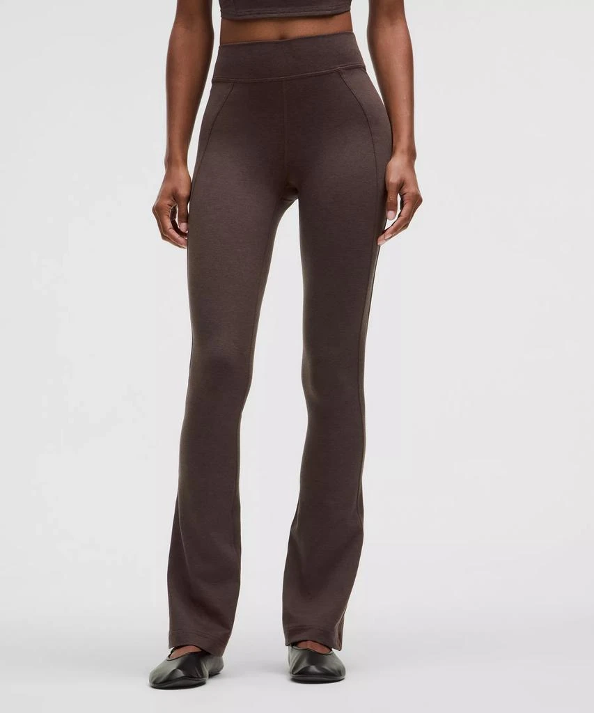 Softy Suedey Split-Hem High-Rise Mini-Flare Pant *Regular 商品