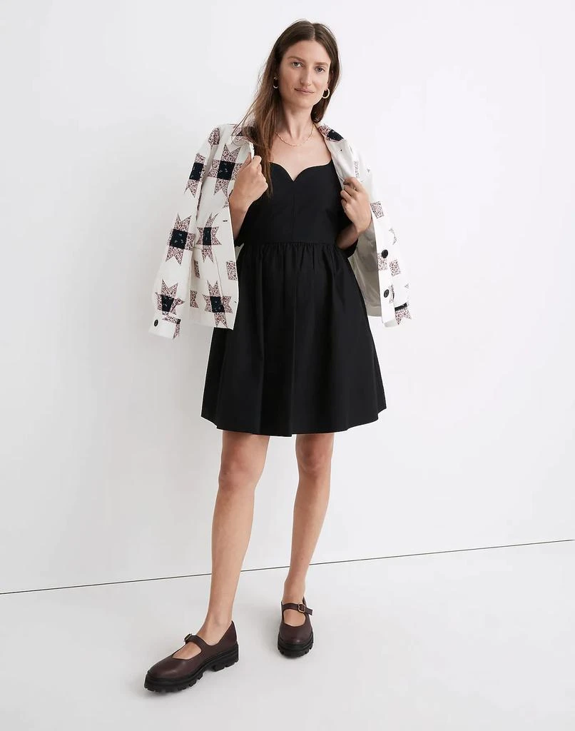 商品Madewell|Poplin Puff-Sleeve Mini Dress,价格¥339,第1张图片