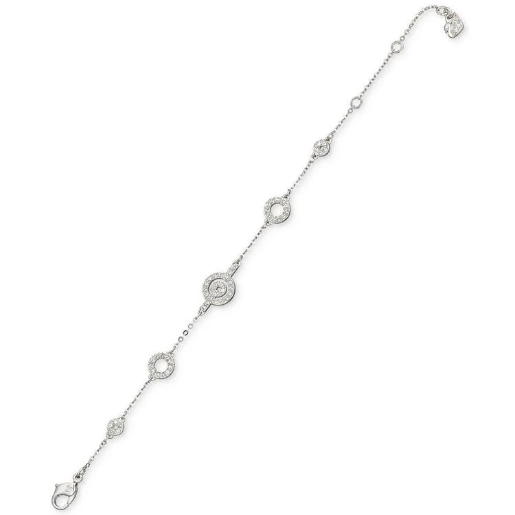 商品Swarovski|Silver-Tone Crystal Circle Bracelet,价格¥669,第1张图片