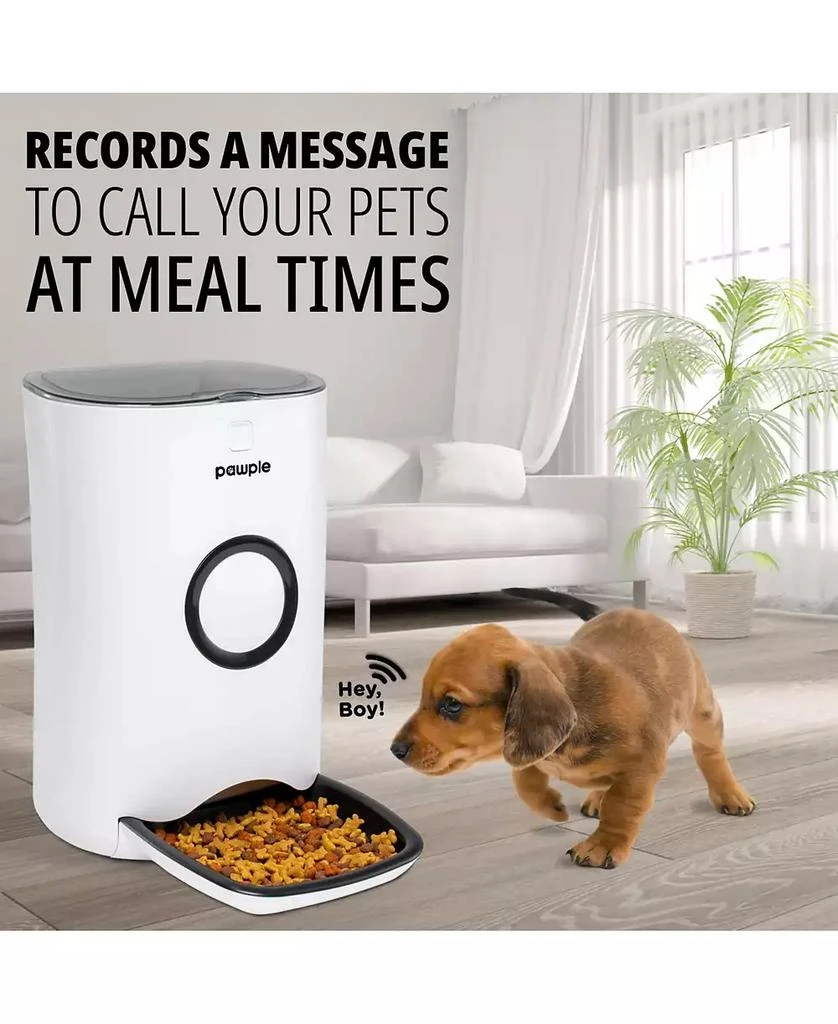 商品Pawple|Automatic Pet Feeder, Food Dispenser for Cats & Dogs with Timer,价格¥558,第3张图片详细描述