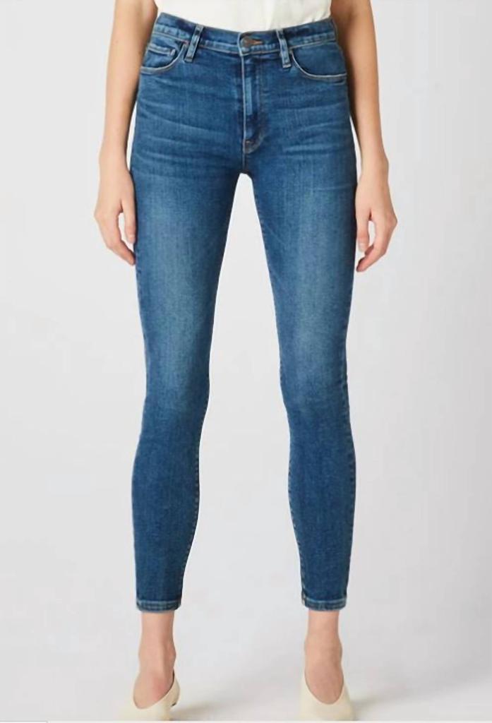 商品Hudson|Barbara High-Rise Super Skinny Ankle Jean in Temptations,价格¥1020,第1张图片
