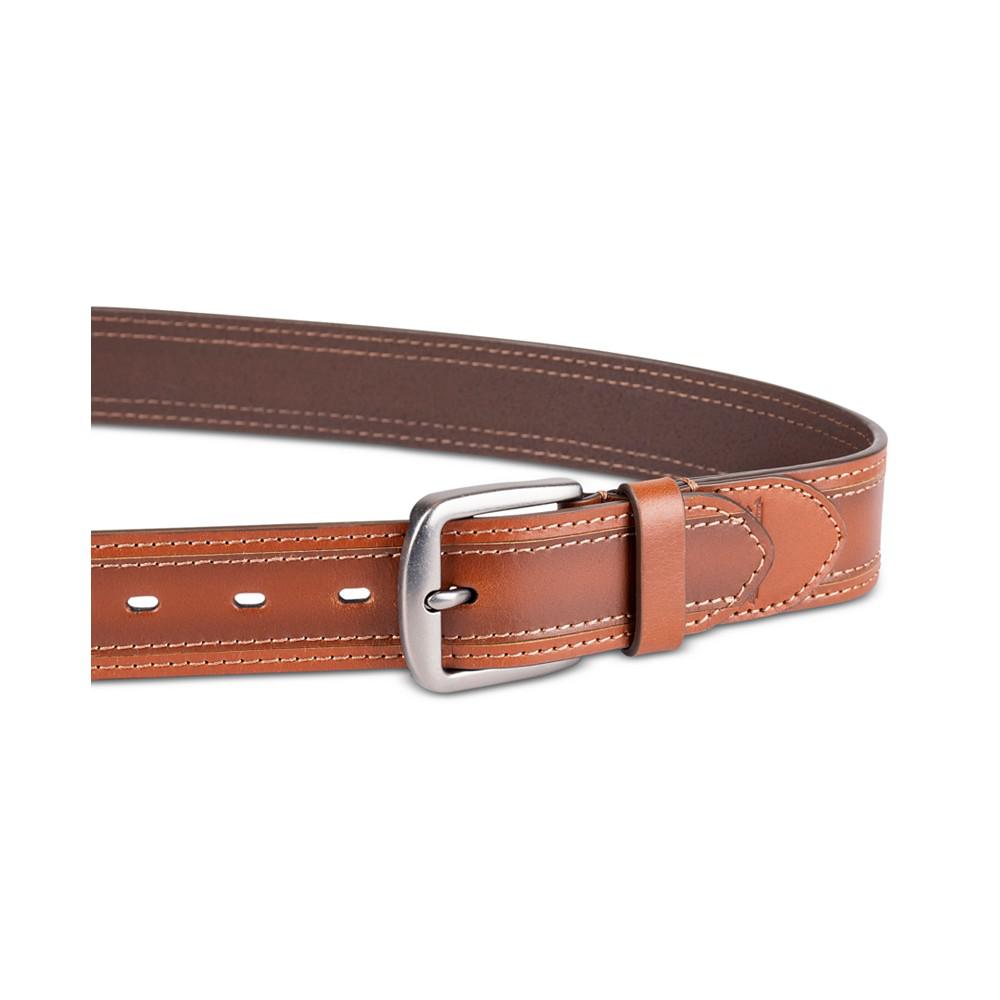 Men's Stitched Leather Belt商品第3张图片规格展示
