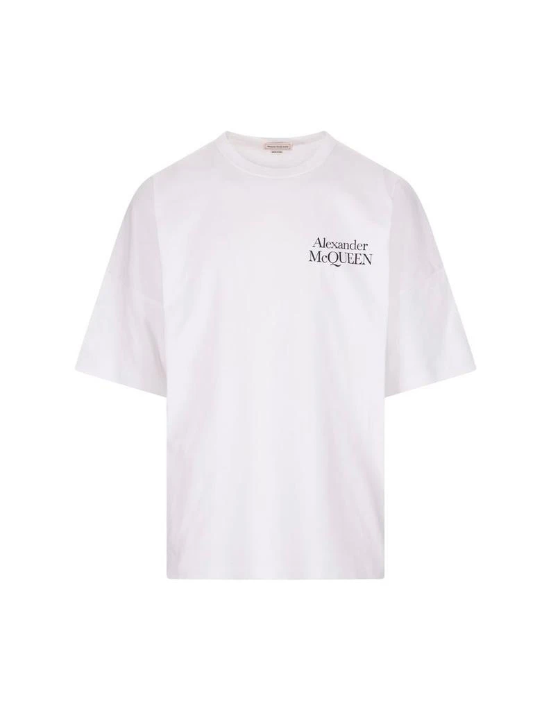 商品Alexander McQueen|ALEXANDER MCQUEEN Oversize Logo T-Shirt In,价格¥2026,第1张图片