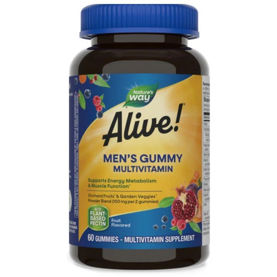 商品Nature's Way|Alive! Men's Gummy Multivitamin Fruit,价格¥105,第1张图片