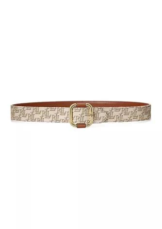 商品Ralph Lauren|Ralph Lauren Monogram Jacquard Slide Buckle Belt,价格¥601,第1张图片