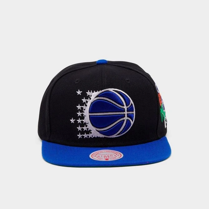 商品Mitchell and Ness|Mitchell & Ness NBA Orlando Magic Patch Overload Snapback Hat,价格¥186,第2张图片详细描述