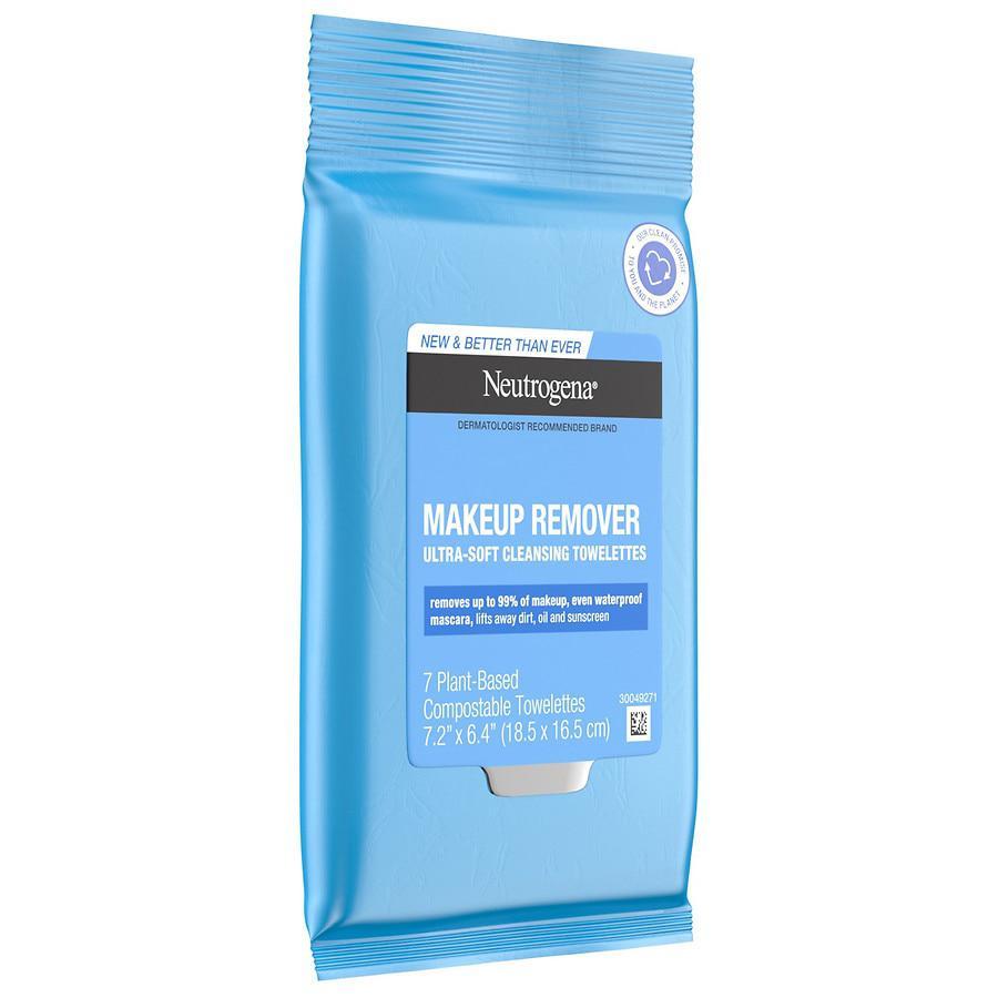 商品Neutrogena|Makeup Remover Cleansing Towelettes, Travel Pack,价格¥21,第5张图片详细描述