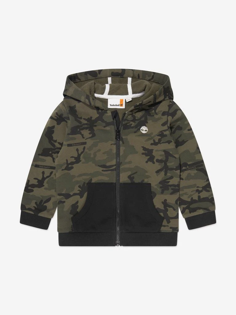 商品Timberland|Timberland Baby Boys Camouflage Hoodie in Green,价格¥329,第1张图片