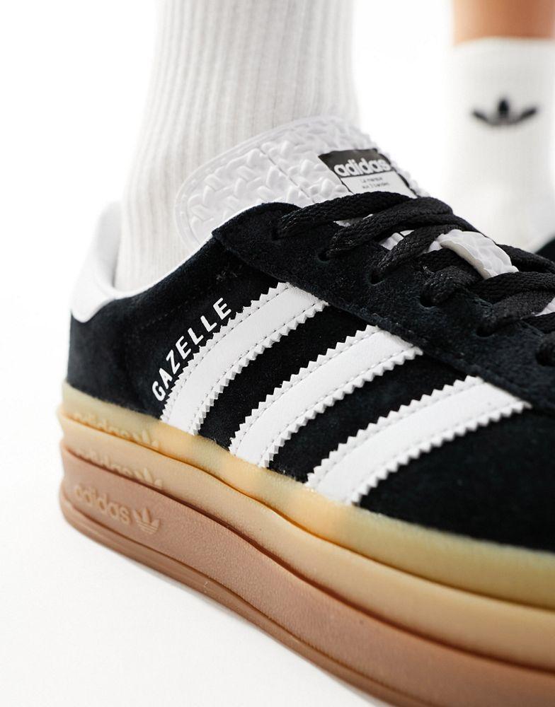 【Adidas】★(W) Adidas Gazelle Bold Black White★大人気★ Amazon.com | adidas CBLACK FTWWHT Women's Gazelle Bold W