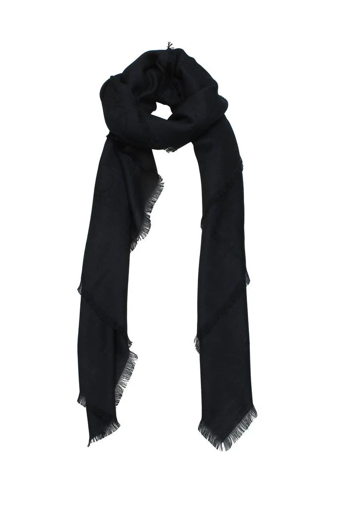 商品Loewe|Scarves Wool Blue Dark Blue,价格¥1838,第1张图片