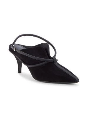 商品Salvatore Ferragamo|Cygnus Suede Mules,价格¥1452,第2张图片详细描述