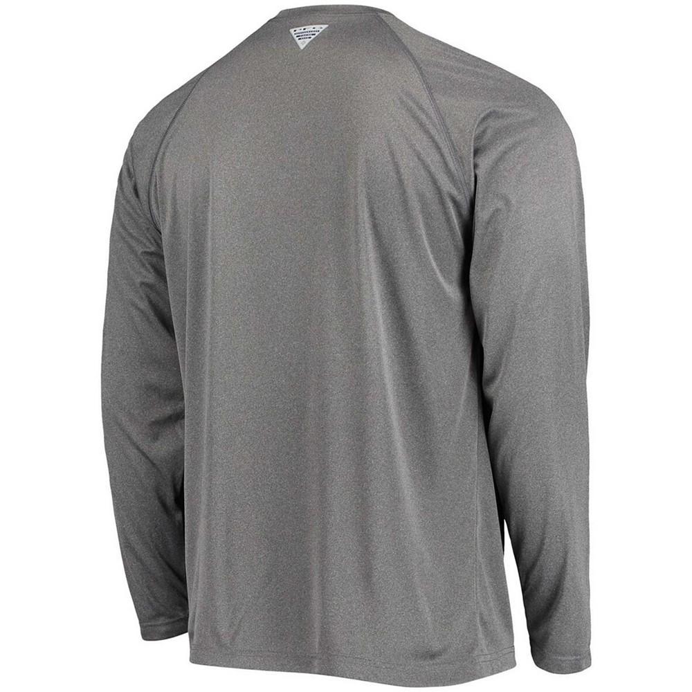 商品Columbia|Men's Charcoal Texas A M Aggies PFG Terminal Tackle Omni-Shade Long Sleeve T-shirt,价格¥295,第5张图片详细描述