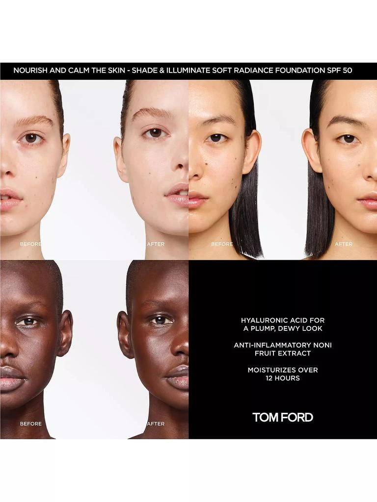 商品Tom Ford|Shade & Illuminate Soft Radiance Foundation SPF 50,价格¥1129,第4张图片详细描述