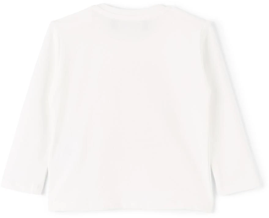 商品Versace|Baby White & Pink Medusa Long Sleeve T-Shirt,价格¥483,第2张图片详细描述