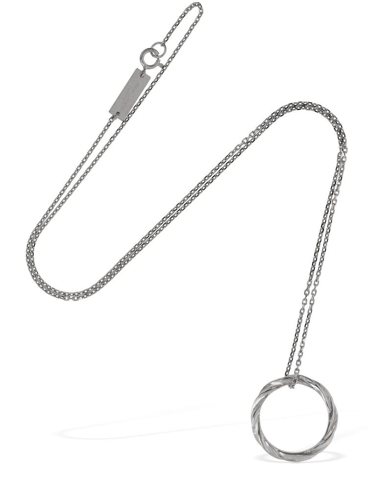 Timeless Chain Ring Charm Necklace商品第1张图片规格展示
