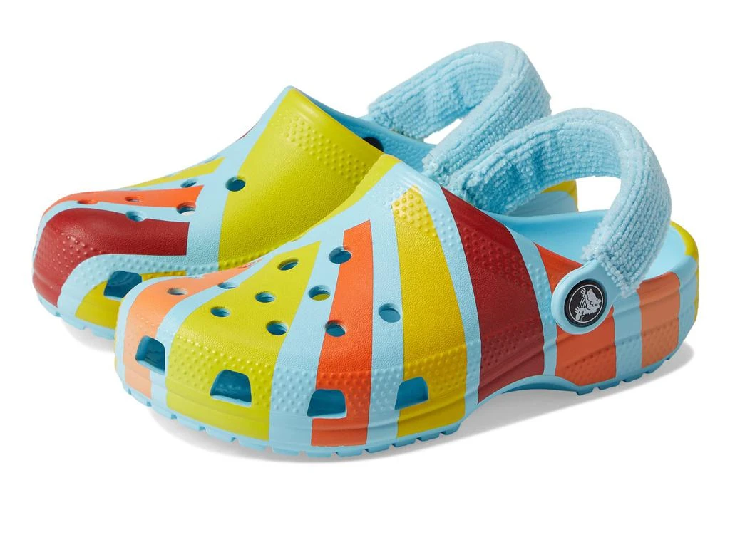 商品Crocs|Zen Garden Sensory Classic Terry Cloth Clog (Little Kid/Big Kid),价格¥232,第1张图片