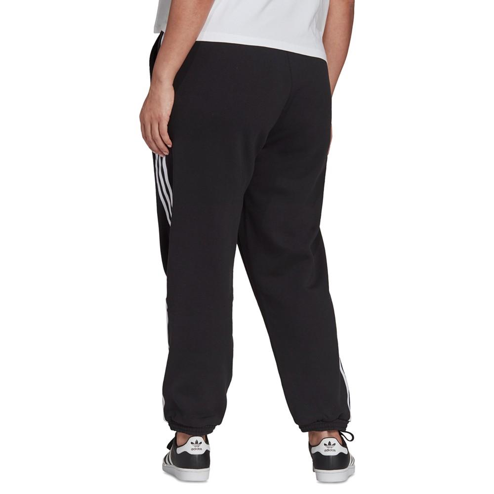 Plus Size Cotton Pull-On Jogger Pants商品第2张图片规格展示
