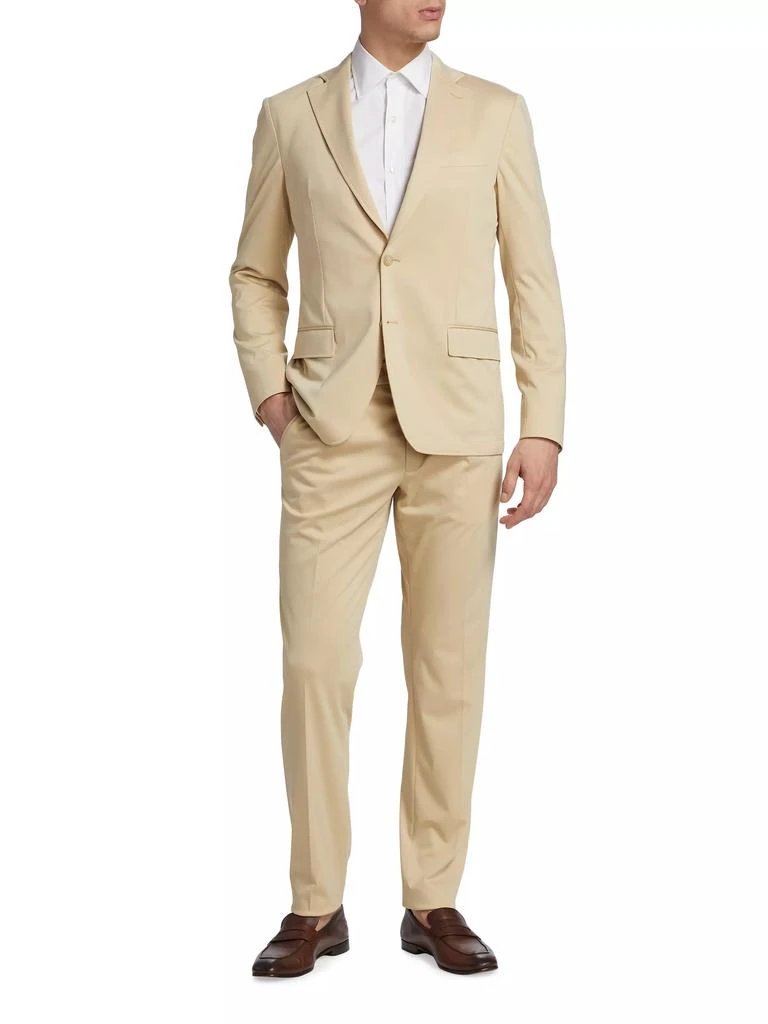 商品Saks Fifth Avenue|Slim-Fit Single-Breasted Knit Suit,价格¥3349,第2张图片详细描述