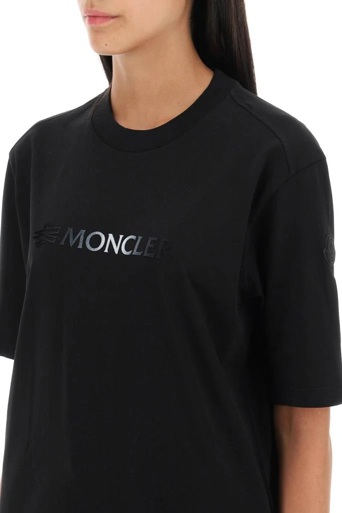 商品Moncler|Moncler basic flocked logo t-shirt,价格¥995,第4张图片详细描述